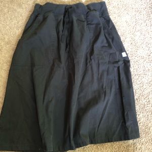 Black Scrub Skirt